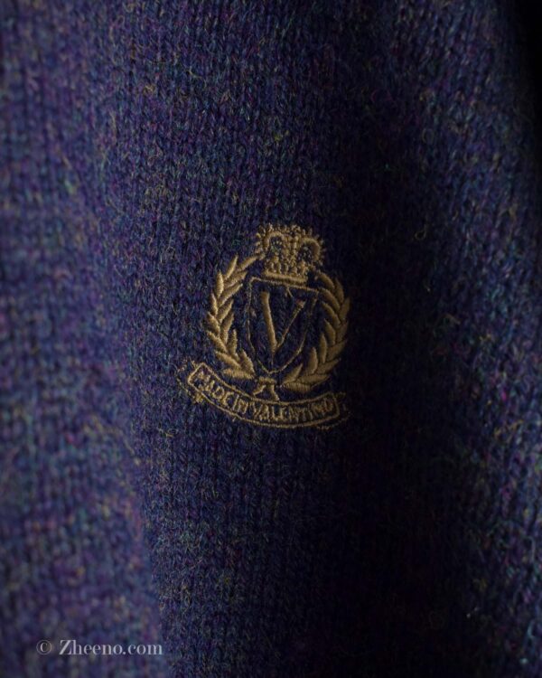 بافت وینتیج بنفش Valentino