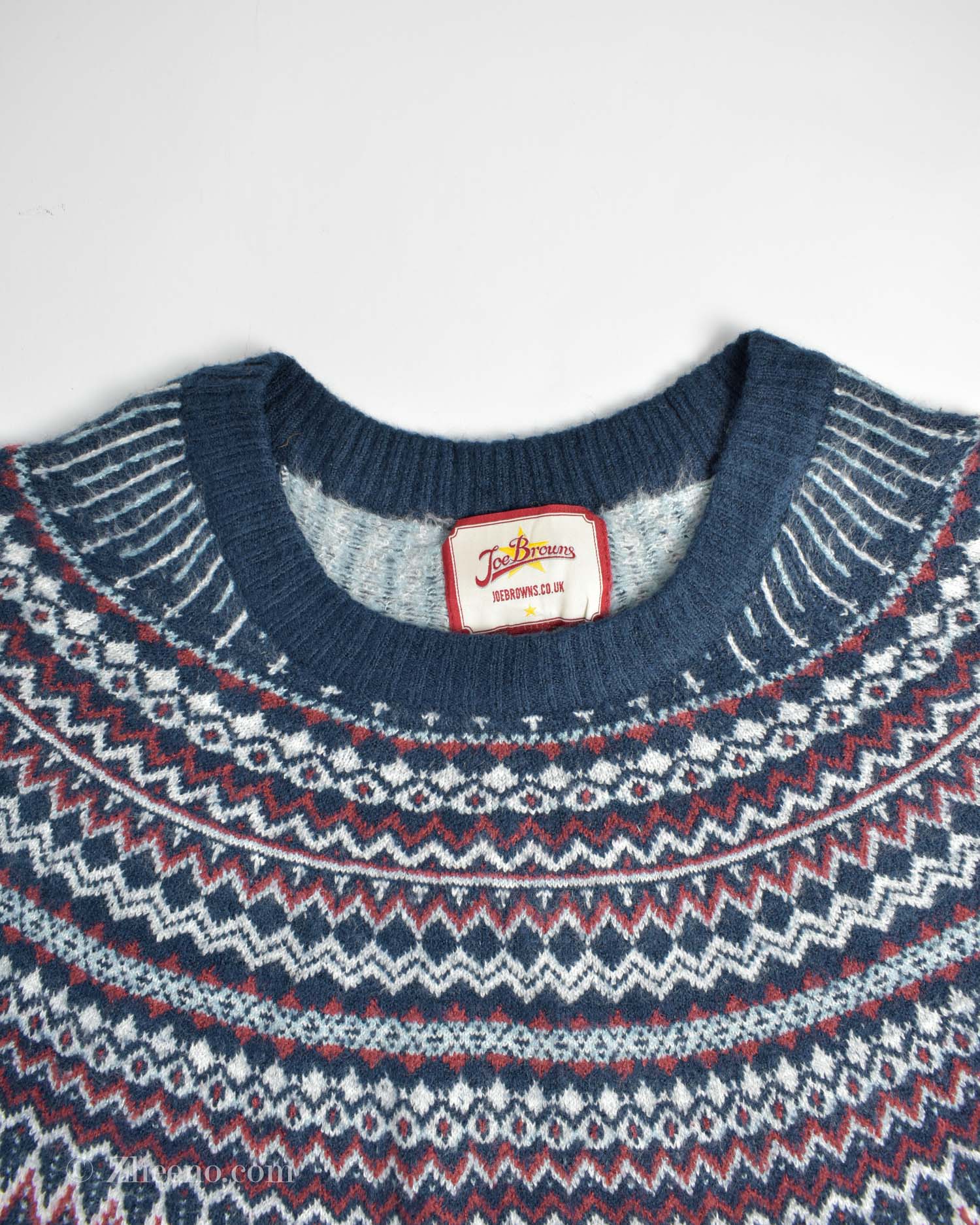 17670211426046585 بافت وینتیج سرمه ای طرح دار Joe Browns