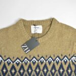 بافت وینتیج قهوه ای کم رنگ Old Navy