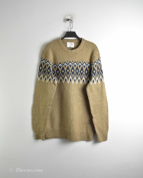 بافت وینتیج قهوه ای کم رنگ Old Navy