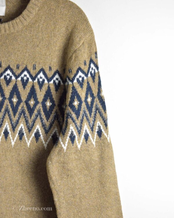 بافت وینتیج قهوه ای کم رنگ Old Navy