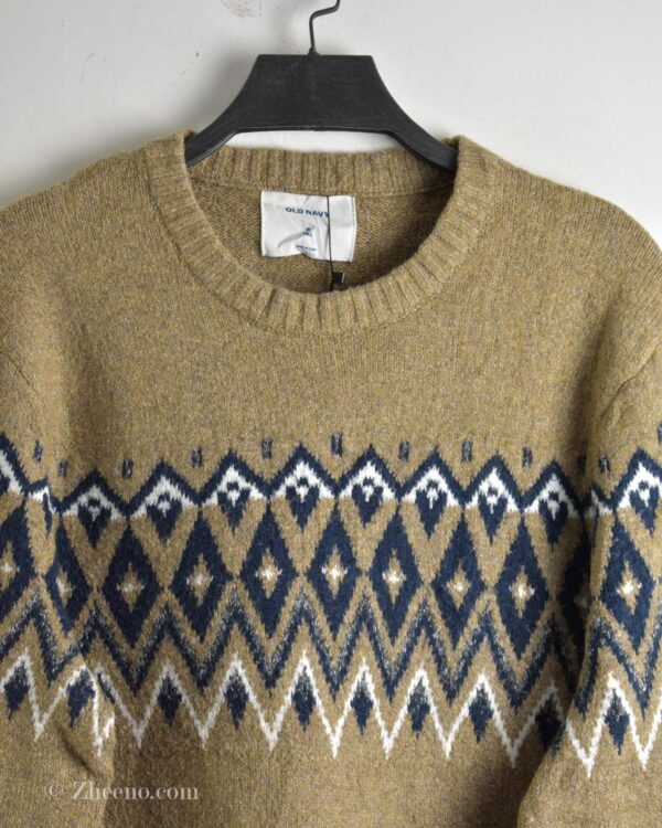 بافت وینتیج قهوه ای کم رنگ Old Navy