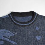 بافت وینتیج تیره طرح دار