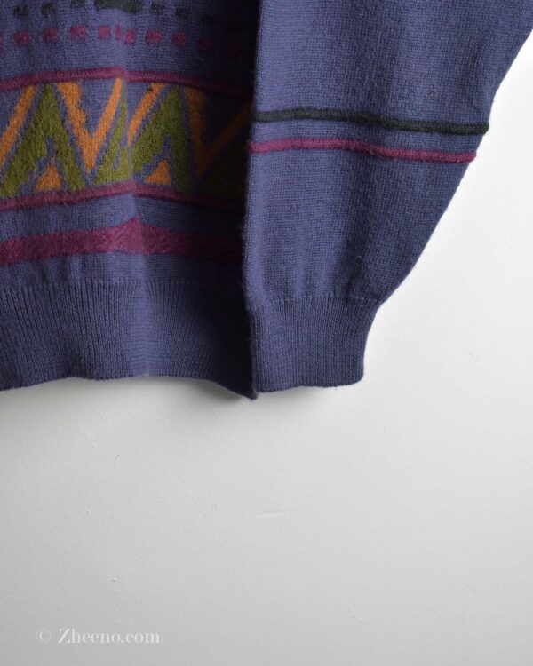 بافت وینتیج بنفش طرح دار