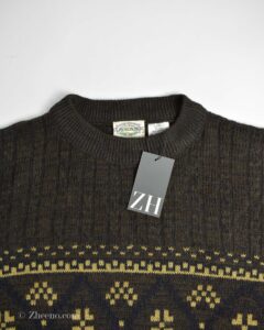 بافت وینتیج قهوه ای Flatiron Miles