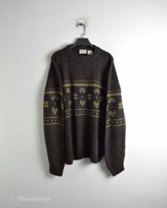 بافت وینتیج قهوه ای Flatiron Miles