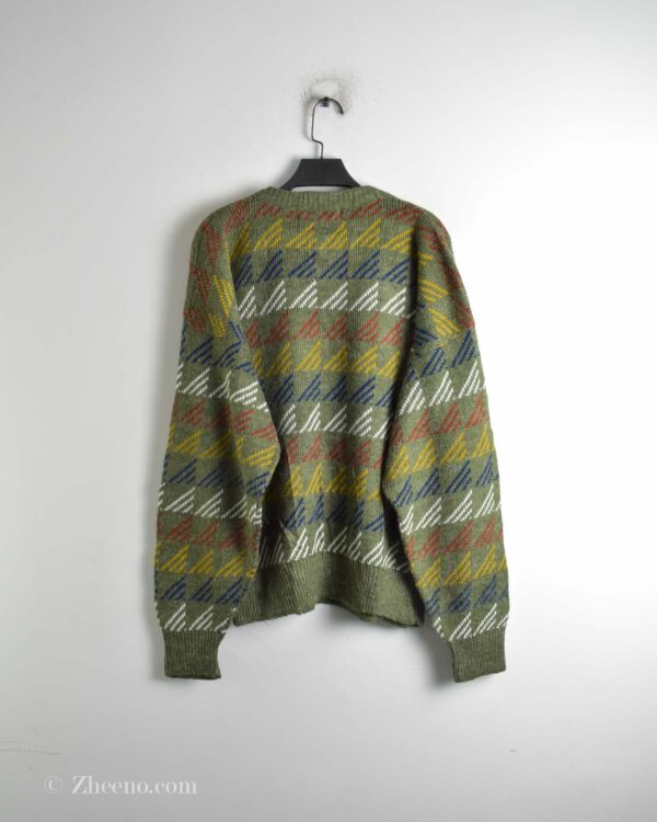 بافت وینتیج سبز طرح دار Westbury