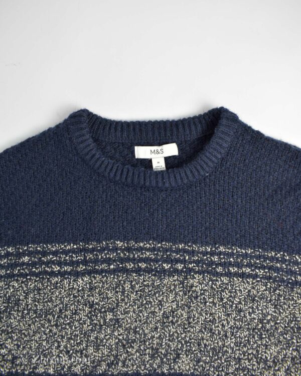 بافت وینتیج سرمه ای M&S