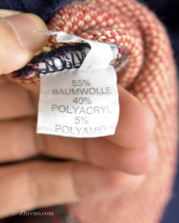 بافت وینتیج سرمه ای تیره طرح دار