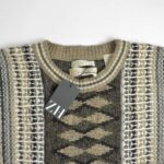 بافت وینتیج قهوه ای Haggar