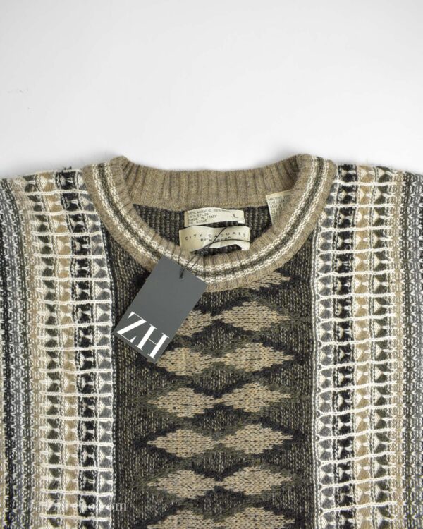 بافت وینتیج قهوه ای Haggar