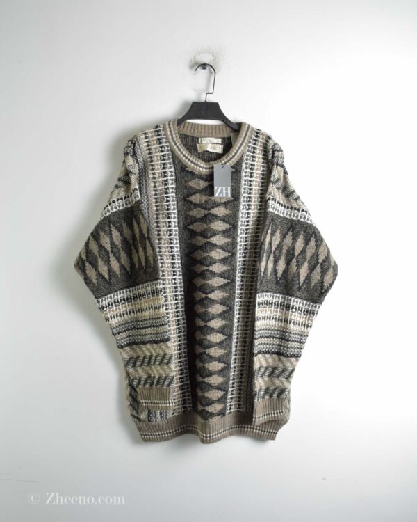 بافت وینتیج قهوه ای Haggar