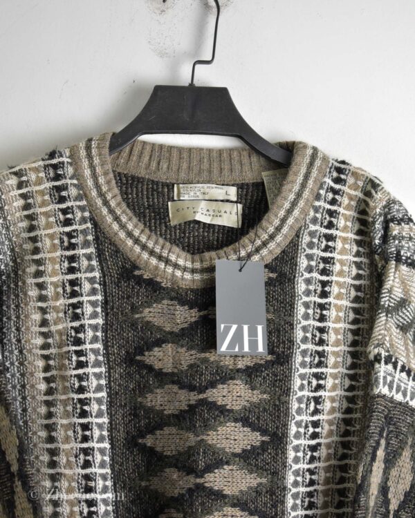 بافت وینتیج قهوه ای Haggar