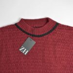 بافت وینتیج مشکی عنابی