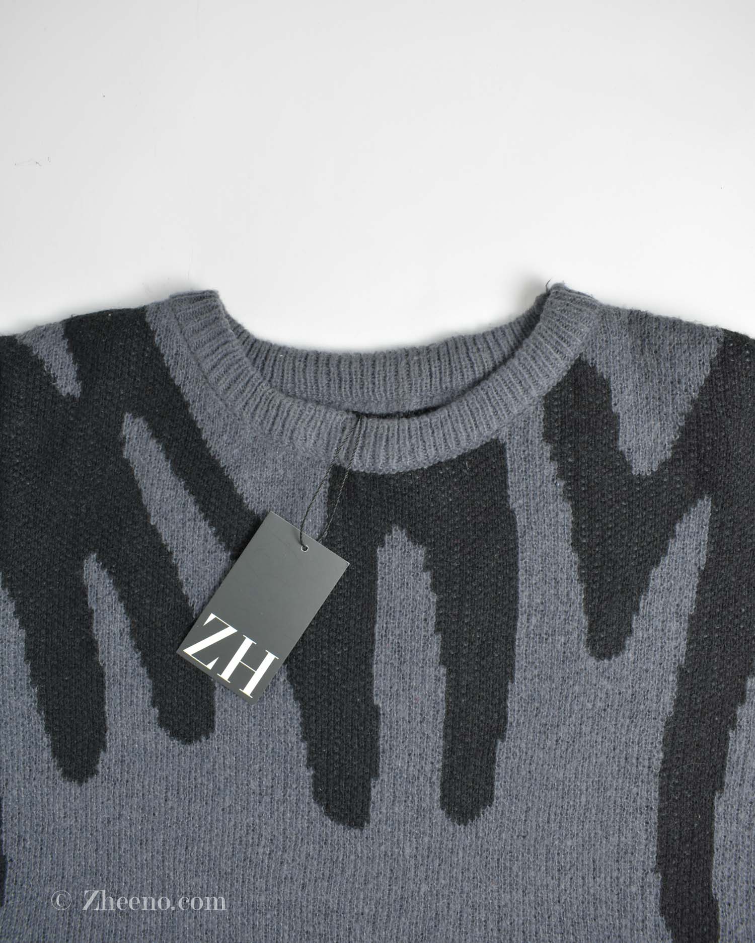 بافت وینتیج مشکی خاکستری