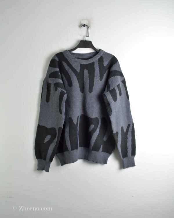 بافت وینتیج مشکی خاکستری