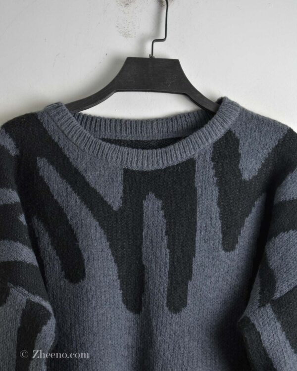 بافت وینتیج مشکی خاکستری