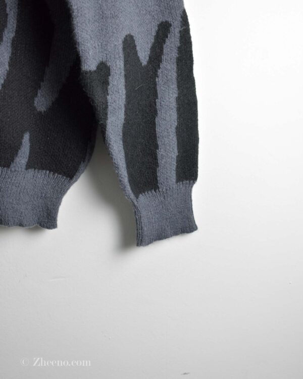 بافت وینتیج مشکی خاکستری