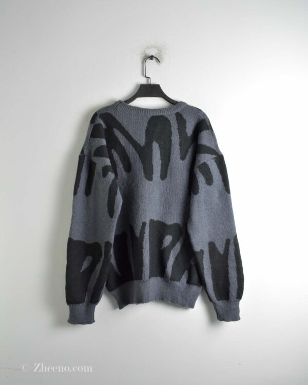 بافت وینتیج مشکی خاکستری