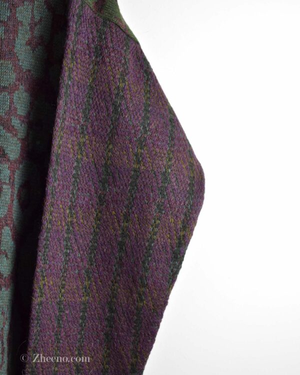 بافت وینتیج چند رنگ طرح دار