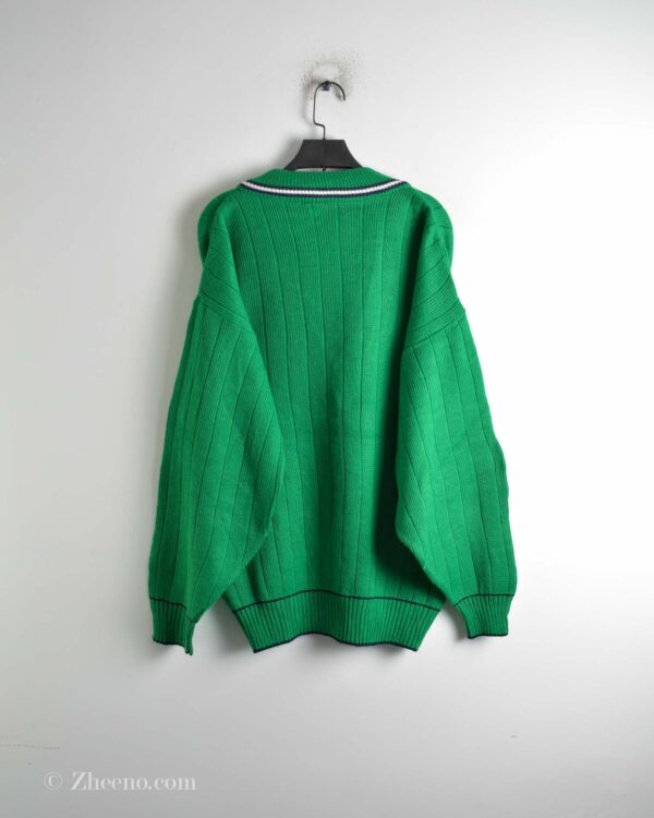 بافت وینتیج یقه هفت سبز Ireland