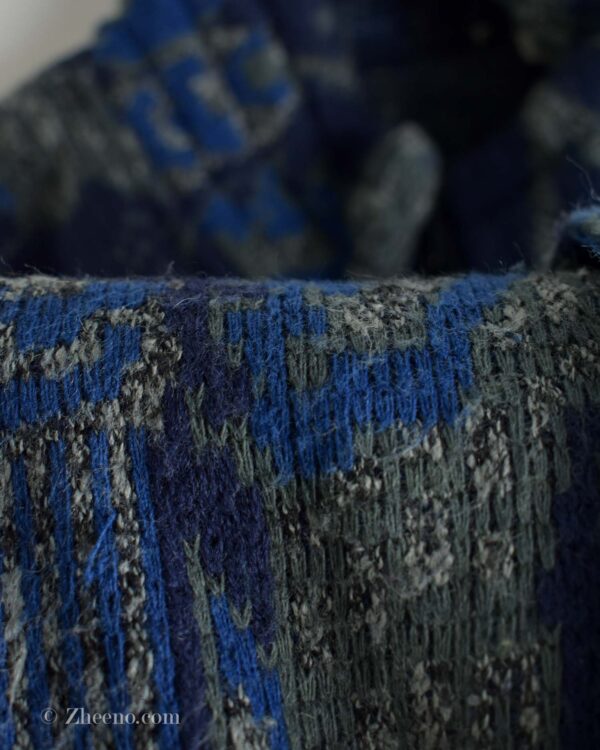 سویشرت وینتیج زیپ و دکمه دار چند رنگ