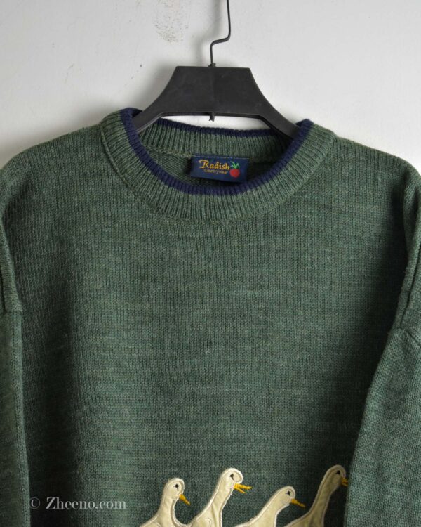 بافت وینتیج سبز Radish