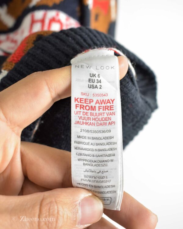 بافت کریسمسی New Look