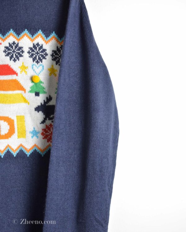 بافت کریسمسی سرمه ای Aldi