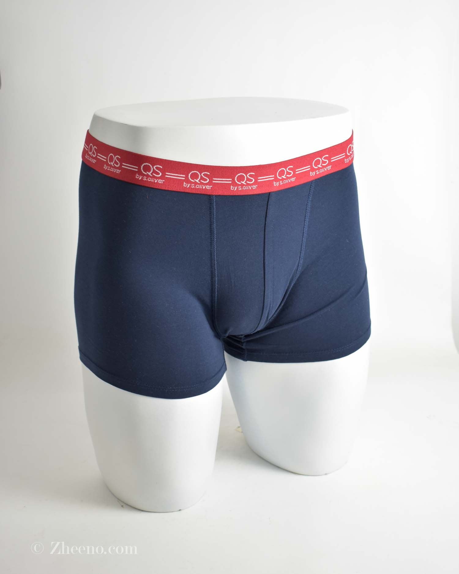 17677132827406026 شورت سرمه ای تیره کمر قرمز S.oliver