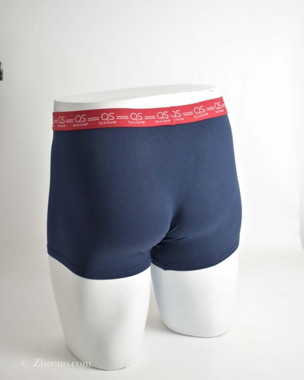 شورت سرمه ای تیره کمر قرمز S.oliver