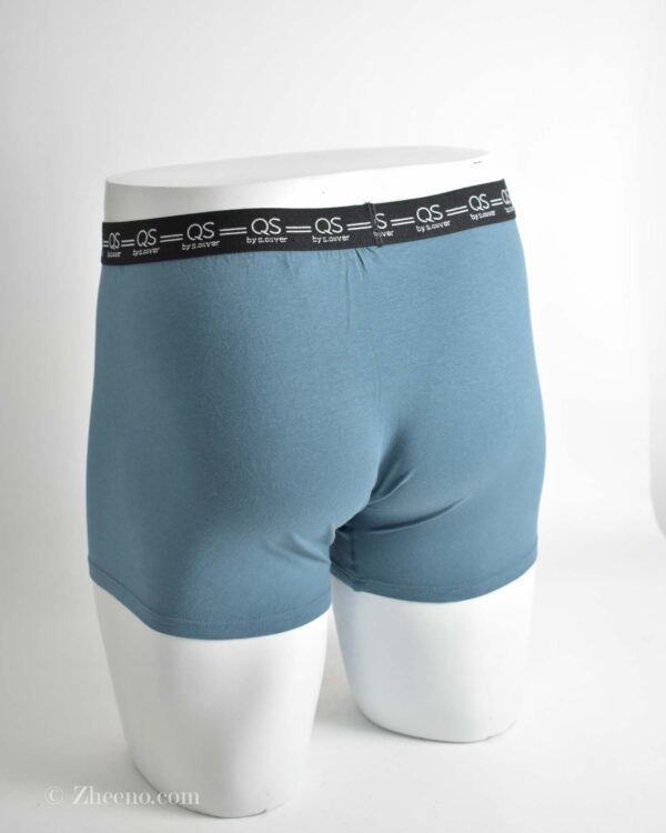 شورت فیروزه ای تیره کمر مشکی S.oliver