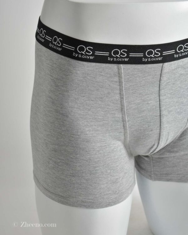 شورت طوسی کمر مشکی S.oliver