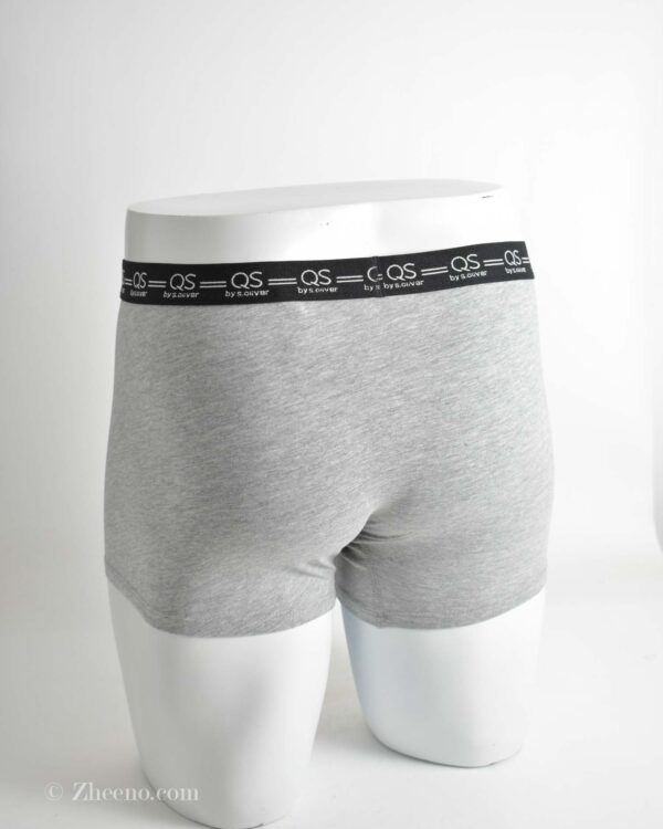 شورت طوسی کمر مشکی S.oliver