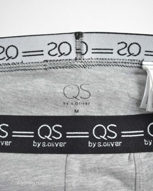 شورت طوسی کمر مشکی S.oliver