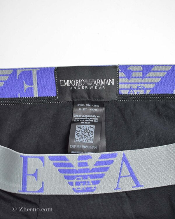 شورت مشکی کمر کشی Emporio Armani