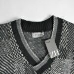 بافت وینتیج یقه هفت تیره Fiori