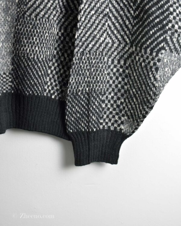 بافت وینتیج یقه هفت تیره Fiori