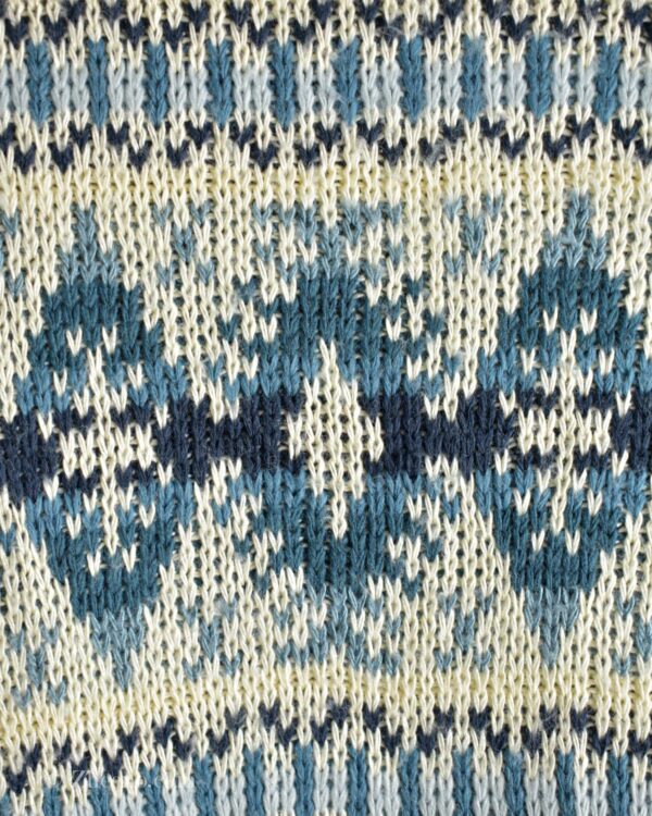 بافت وینتیج کرم آبی River island blue