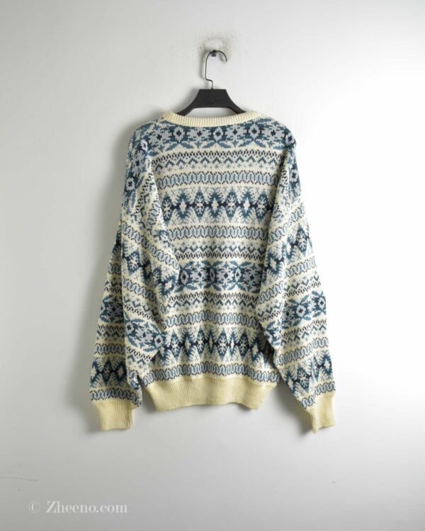 بافت وینتیج کرم آبی River island blue