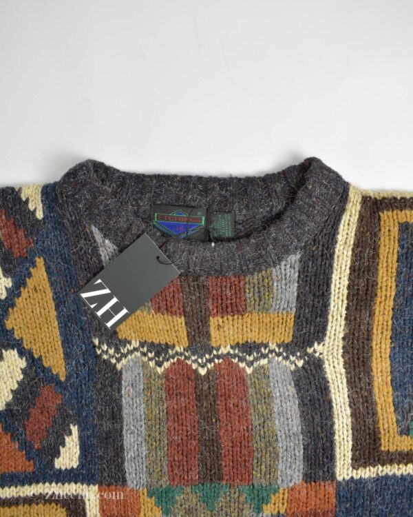 بافت وینتیج چند رنگ Etchings