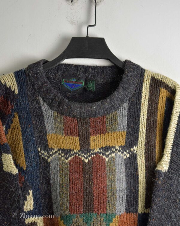 بافت وینتیج چند رنگ Etchings