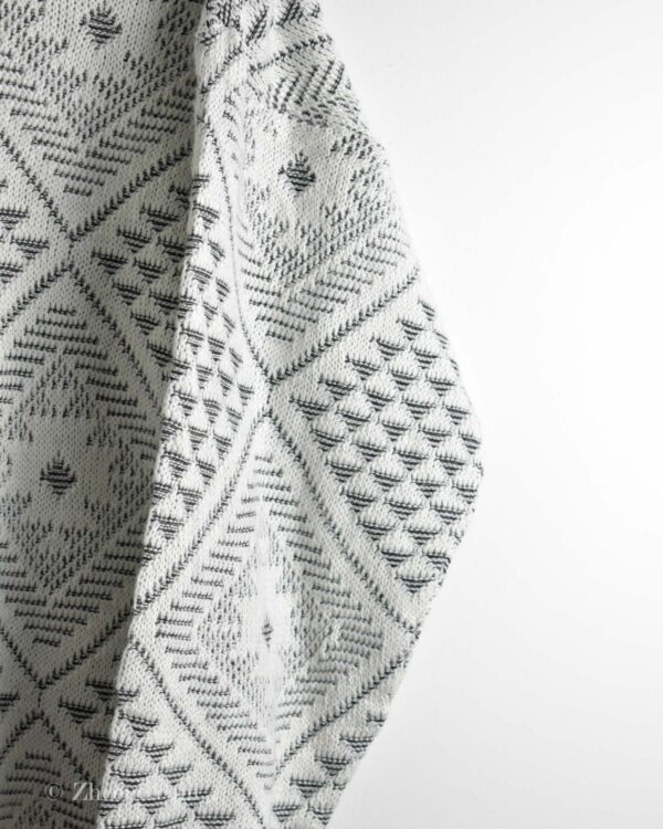 بافت وینتیج سفید مشکی Milano Bay