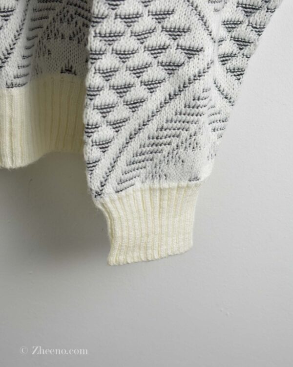 بافت وینتیج سفید مشکی Milano Bay