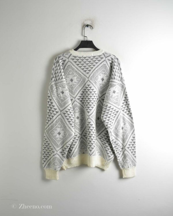 بافت وینتیج سفید مشکی Milano Bay