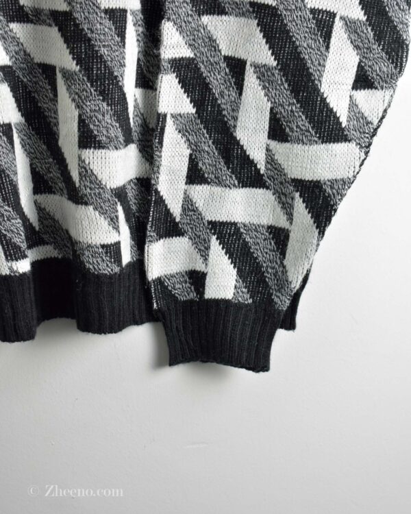 بافت وینتیج سفید مشکی Area