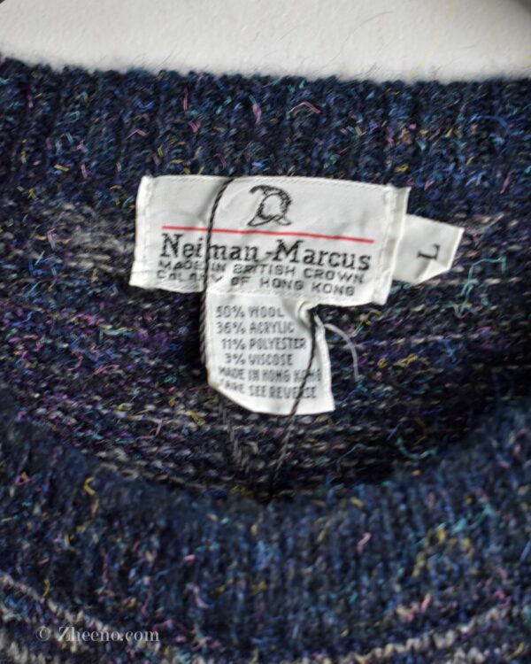بافت وینتیج بنفش تیره Neiman-Marcus