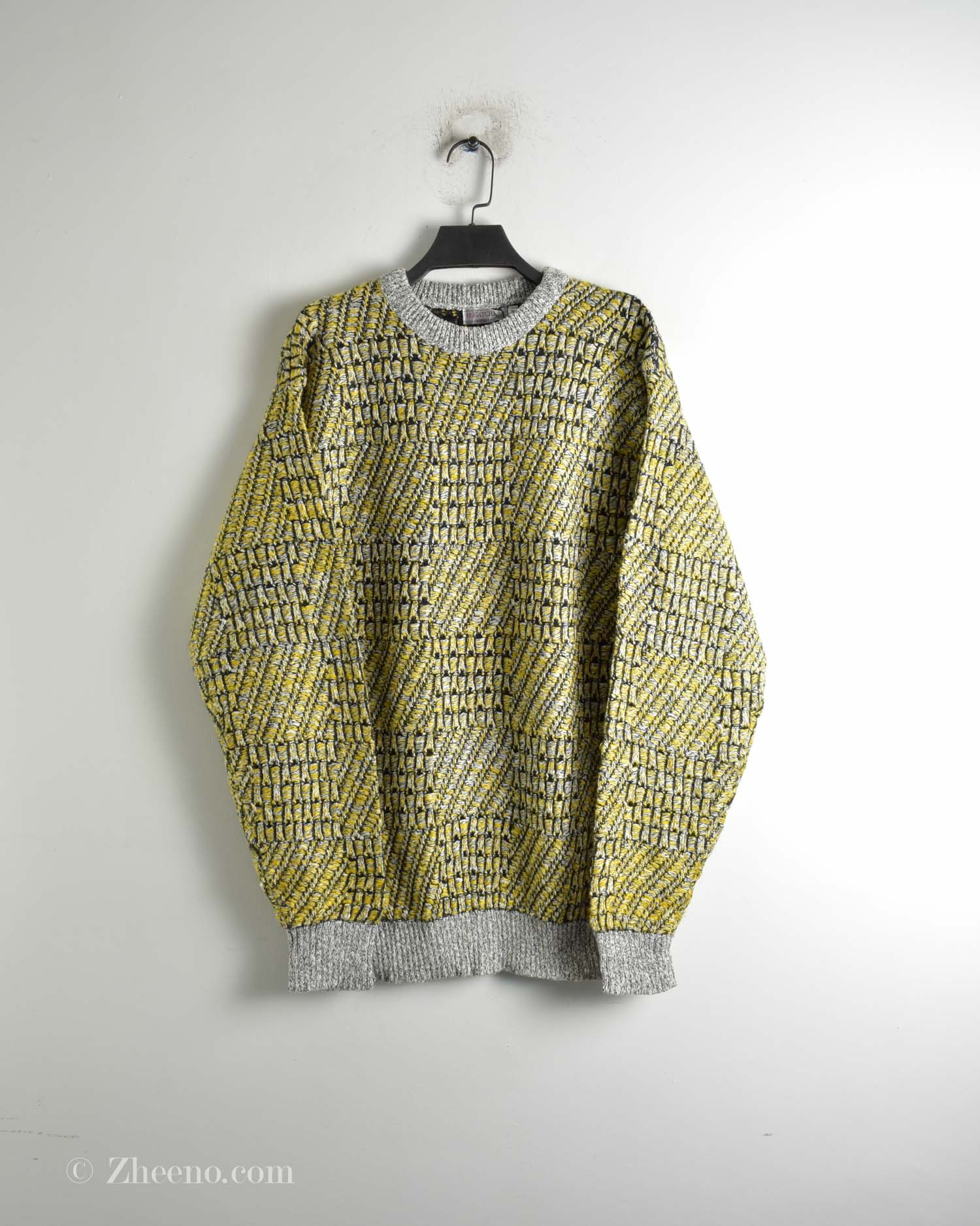 بافت وینتیج زرد Bugatchi