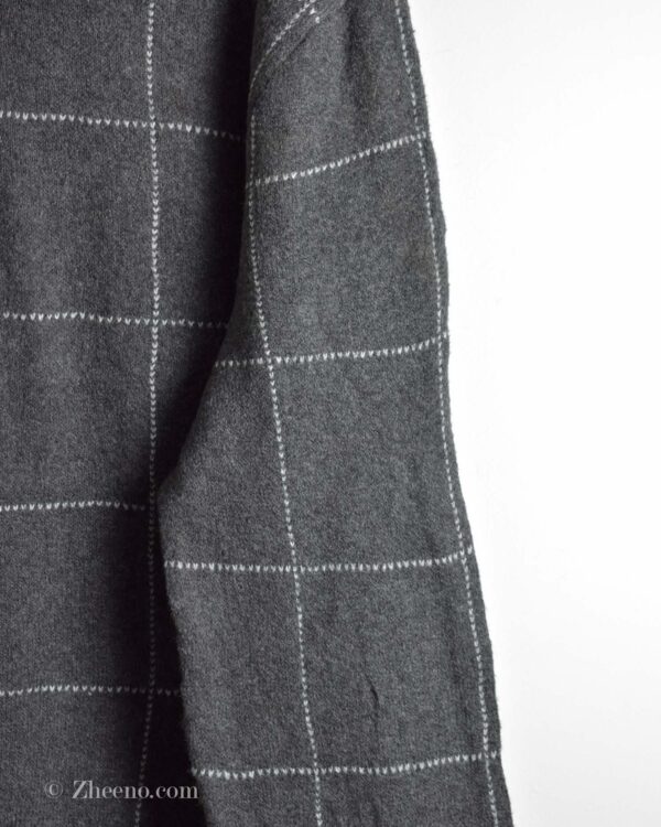 بافت وینتیج یقه دار سه دکمه Old Navy