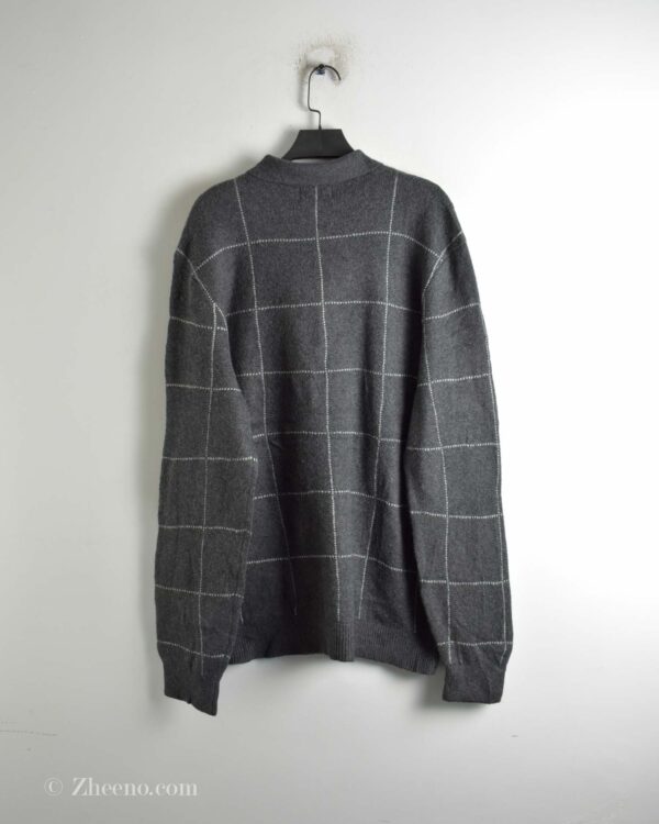 بافت وینتیج یقه دار سه دکمه Old Navy